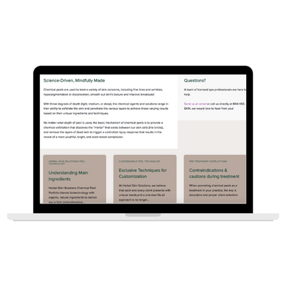Virtual Chemical Peels Course